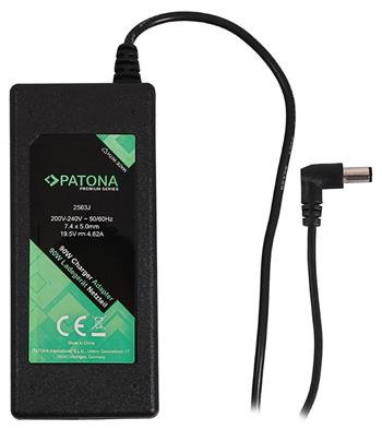 PATONA napájecí adaptér k ntb/ 19,5V/4,62A 90W/ konektor 7,4x5mm+pin/ DELL PREMIUM/ délka kabelu 2,5 m