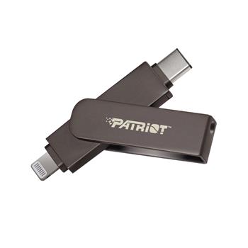 Patriot iLuxe Stick C MFi/1TB/USB 3.2/Lightning + USB-C/Černá