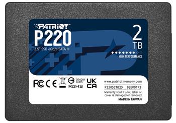 PATRIOT P220/2TB/SSD/2.5"/SATA/3R