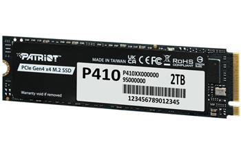 PATRIOT P410 2TB SSD / Interní / M.2 PCIe Gen4 x4 NVMe / 2280