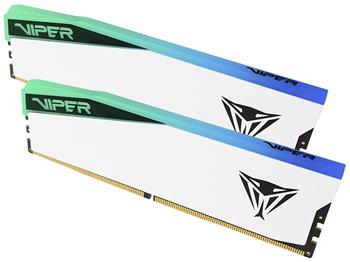 Patriot Viper Elite 5/DDR5/32GB/6200MHz/CL42/2x16GB/RGB/White