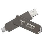 PATRIOT Viper Portable PVP30 SSD 2TB Type A+C /  USB 3.2 Gen 2 / šedá