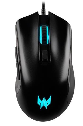 Acer Predator Cestus 333/Herní/Optická/Pro praváky/16 000 DPI/Drátové USB-A/Černá