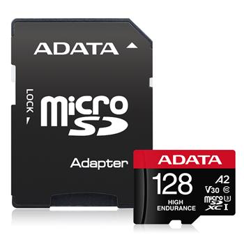 Adata High Endurance/Micro SD/128GB/UHS-I U3 / Class 10/+ Adaptér