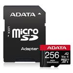 Adata High Endurance/Micro SD/256GB/UHS-I U3 / Class 10/+ Adaptér