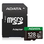 Adata Speed Plus/Micro SD/128GB/UHS-I U3 / Class 10/+ Adaptér