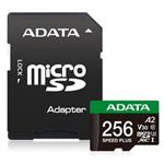Adata Speed Plus/Micro SD/256GB/UHS-I U3 / Class 10/+ Adaptér