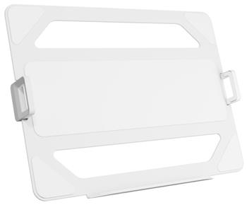AROZZI ALZARE Laptop Holder White/ držák notebooku pro stolní držák pro monitory/ kovový/ bílý