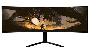 AROZZI NOVA herní monitor 49" 49TUW165 Black/ LED/ 5120x1440/ 165Hz/ VA/ 3000:1/ 1ms/ 2xHDMI/ DP/ USB-C/ černý