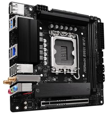 ASRock B860I WiFi / Intel B860 / LGA1851 / 2x DDR5 / 2x M.2 / HDMI / DP / USB-C / WiFi / Mini-ITX