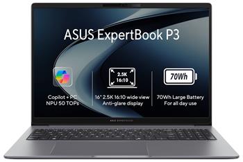 ASUS ExpertBook PM/ R5 AI 330/ 16GB/ 512GB SSD/ Radeon® Graphics/ 16"WQXGA,matný/ W11H/ šedý