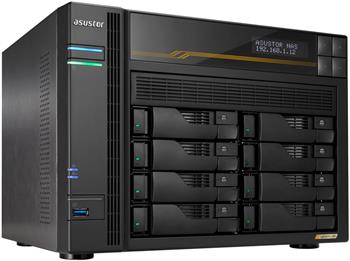 Asustor Lockerstor 8 Gen3 AS6808T 8x 2,5"/3,5" SATA III/ 16GB RAM/ Dual 10GbE Ports/ Dual 5GbE Ports/ 4x M.2 SSD
