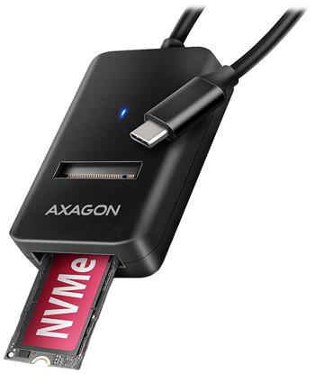 AXAGON ADM2-CM USB-C 10Gbps - M.2 NVMe & SATA SSD adaptér, kabel USB-C 10cm