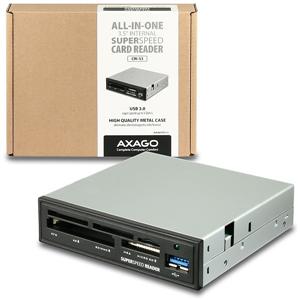 AXAGON CRI-S3, USB 3.0 interní 3.5" čtečka 5-slot ALL-IN-ONE