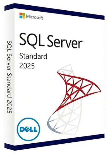 DELL MS SQL Server 2025 Standard OEM Includes 5 USER CALs NFI ENGLISH