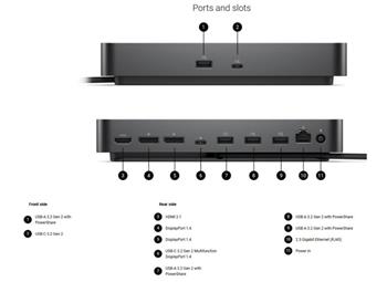 Dell Pro Dock WD25 - 100W