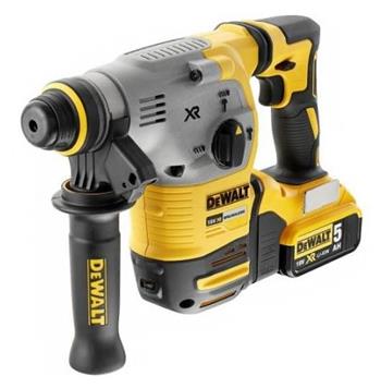 Dewalt Aku bezuhlíkové kombinované kladivo 18V 2x5,0Ah DeWALT DCH283P2