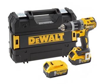 Dewalt Aku kompaktní příklepová Vrtačka/šroubovák DeWALT DCD796P2 18 V XR Li-Ion s bezuhlíkovým motorem