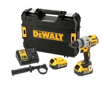 Dewalt Aku vrtačka DeWALT DCD991P2-QW, 18V XR, 2x aku Li-Ion / 5,0 Ah, bezuhlíková