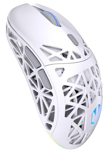 Endorfy myš LIV Plus Onyx White Wireless / PAW3395 / Khail GM 8.0 / bezdrátová / ultralehká / dockovací stanice / bílá