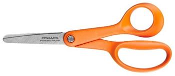 Fiskars, Nůžky dětské 14 cm pro praváky - oblé, +4 roky