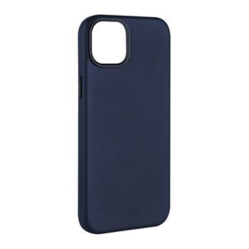FIXED MagLeather kožený kryt iPhone 14, modrý