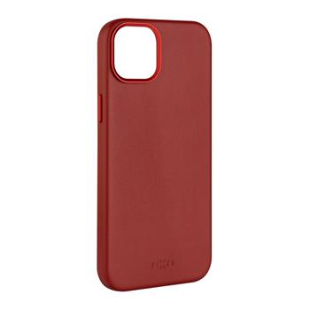 FIXED MagLeather kožený kryt iPhone 15+ červený