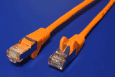 FTP patchkabel kat. 5e, 1,5m, oranžový