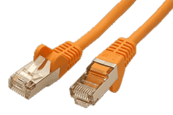 FTP patchkabel kat. 5e, 50m, žlutý