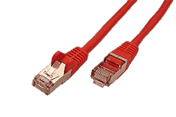 FTP patchkabel kat. 5e, 7,5m, červený