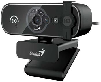 GENIUS FaceCam OPEN/ 5M Full HD/ Windows Hello/ autofocus/ 360° rotace/ 60° náklon/ USB-C/ USB/ UVC/ mikrofon/ černá