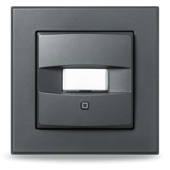 Homematic IP Drátový PIR detektor pohybu - pro 55 mm rámeček, vnitřní, antracit - HmIPW-SMI55-A