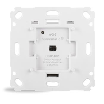 Homematic IP spínací akční člen dvoukanálový - 6A, zápustná montáž, IP20, maximálně 1380 W