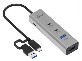 i-tec Universal Charging Metal HUB 2x USB-C + 2x USB-A Port, PD 85W