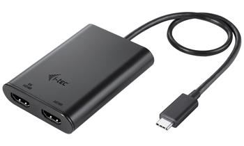 i-tec USB-C Dual 4K/60Hz (single 8K/30Hz) HDMI Video Adapter
