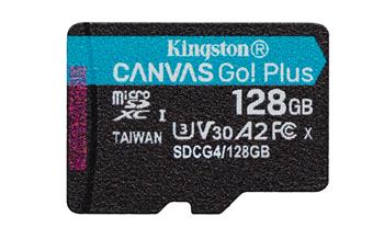 Kingston Canvas Go Plus A2/Micro SDXC/128GB/UHS-I U3 / Class 10