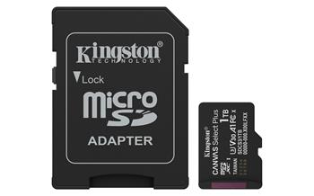 Kingston Canvas Select Plus/Micro SDXC/1TB/UHS-I U3 / Class 10/+ Adaptér