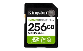 Kingston Canvas Select Plus/SDXC/256GB/UHS-I U1 / Class 10