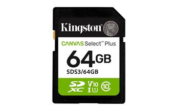 Kingston Canvas Select Plus/SDXC/64GB/UHS-I U1 / Class 10
