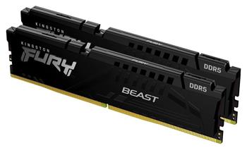 Kingston FURY Beast EXPO/DDR5/64GB/5200MHz/CL40/2x32GB/Black