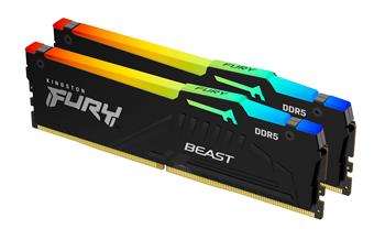 Kingston FURY Beast EXPO/DDR5/64GB/6000MHz/CL36/2x32GB/RGB/Black