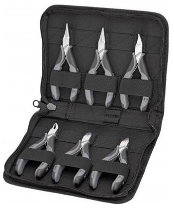 Knipex, Pouzdro s kleštěmi pro elektroniku S nástroji pro práce na elektronických součástkách