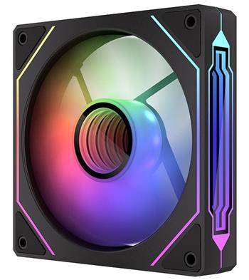 Krux ventilátor Corvus 120 Reverse ARGB / 120 mm ARGB fan / infinity mirror efekt