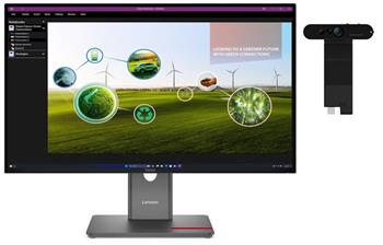 Lenovo P27Q-40 s MC60/ 27" ECO-IPS/ 2560x1440/ 16:9/ 350cd/m2cmd/ 1500:1/ 4ms/ HDMI/ DP/ USB/ VESA/ černý