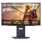 LG monitor 27GX790A-B 27" OLED/2560x1440/0,03ms/16:9/480Hz/4-pole HP/ HDMI / DP / USB/G-SYNC/ VESA