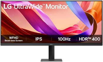 LG monitor 34U511A-B 34"/ 2560x1080/ 5ms/ IPS/ 400cd/m2/ 100Hz/ HDMI/ DP/ 21:9/ HDR/ 1000:1/ sRGB 99%/ ReaderMode