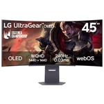 LG monitor zakřivený 45GX90SA-B 44,5 " OLED/3440x1440/21:9/275cd/m2/240 HZ/0,03ms/ DP/HDMI/USB-C/LAN/7Wx2/výškově stav.