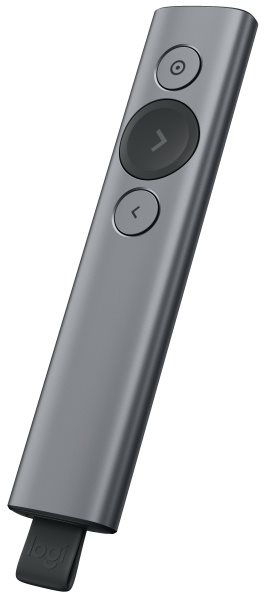 Logitech prezentér Spotlight, 3D akcelerometr a gyroskop, břidlicový
