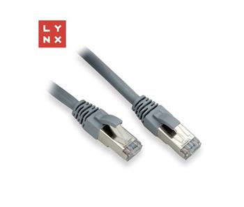 LYNX FTP patch kabel Cat6, PVC, 15m, šedý