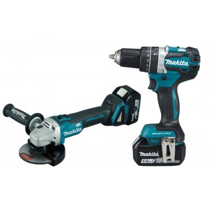 Makita Aku sada DGA506+DHP484 Li-ion LXT 18V/5,0Ah